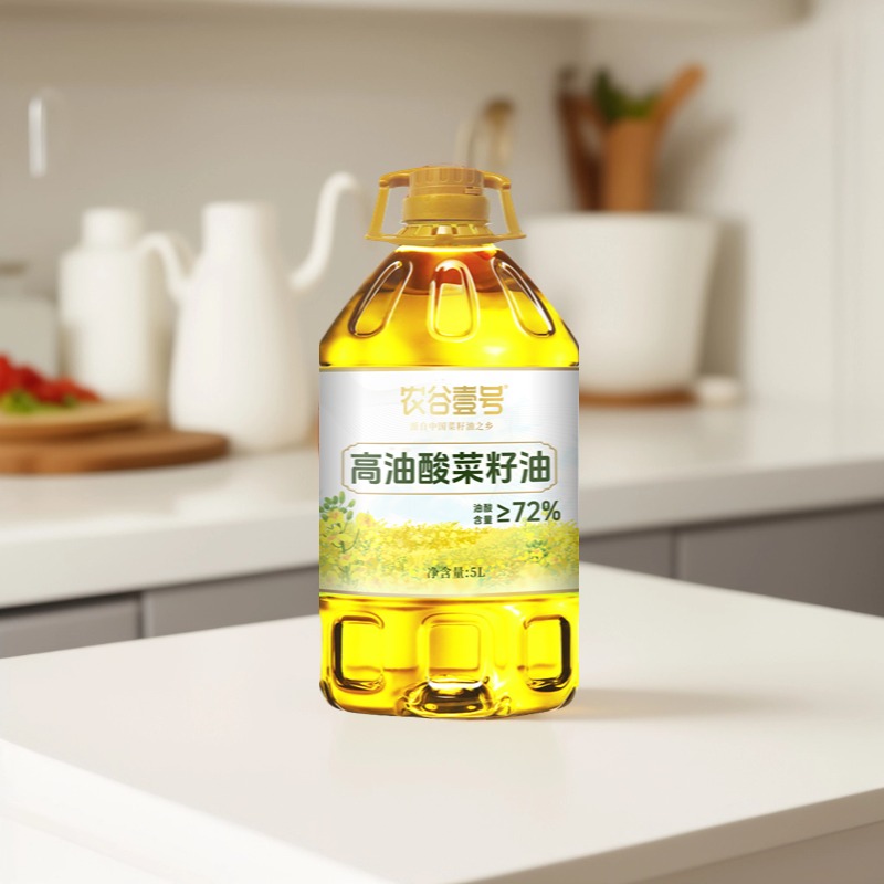 高油酸 菜籽油 非转基因 物理压榨 5L